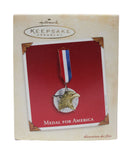 Hallmark Medal for America - Patriotic Keepsake Ornament 2002 QX2936