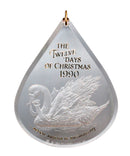 Hallmark Ornament: 1990 Seven Swans A-Swimming  | QX3033