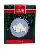 Hallmark Jesus Loves Me - Keepsake Ornament 1991 QX3147