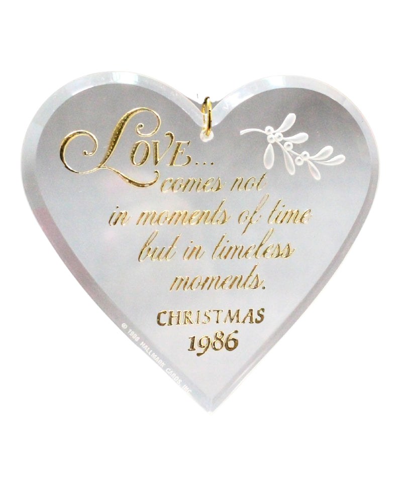 Hallmark Ornament: 1986 Timeless Love  | QX3796