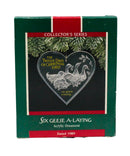 Hallmark Ornament: 1989 Six Geese A-Laying  | QX3812