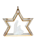 Hallmark Ornament: 1988 Miniature Creche  | QX4034