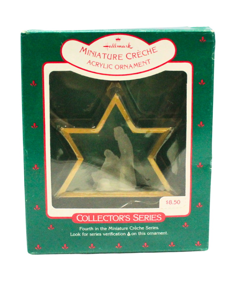 Hallmark Ornament: 1988 Miniature Creche  | QX4034