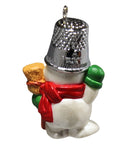 Hallmark Thimble Snowman - 11th in Series Keepsake Ornament 1988 QX4054
