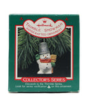Hallmark Thimble Snowman - 11th in Series Keepsake Ornament 1988 QX4054