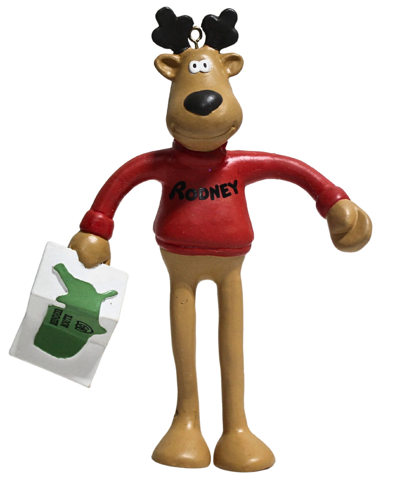 Hallmark Ornament: 1989 Rodney Reindeer | QX4072 | Bendable Limbs