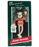 Hallmark Ornament: 1989 Rodney Reindeer | QX4072 | Bendable Limbs