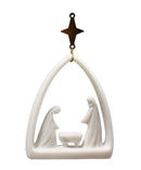 Hallmark Ornament: 1986 Miniature Creche | QX4076