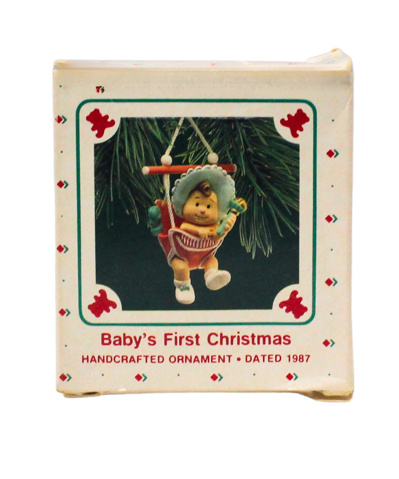 Hallmark Ornament: 1987 Baby's First Christmas  | QX4113