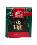 Hallmark Ornament: 1991 Fabulous Decade | QX4119