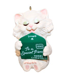 Hallmark Ornament: 1990 Friendship Kitten  | QX4143