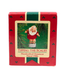 Hallmark Ornament: 1986 Tipping The Scales  | QX4186