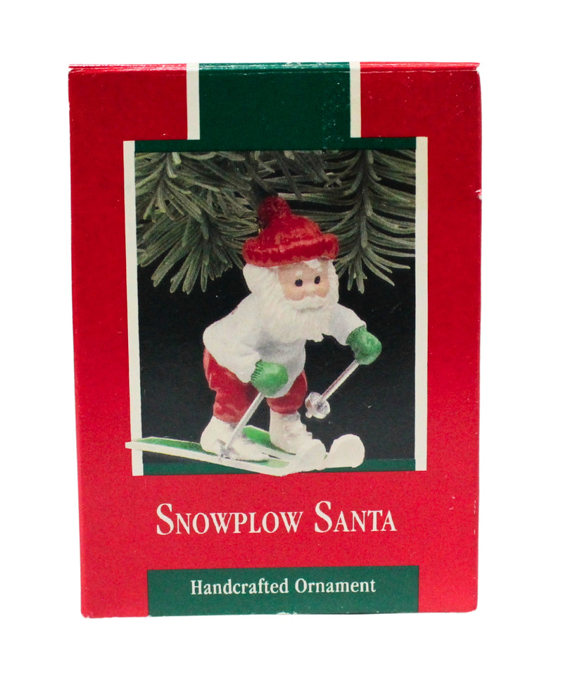 Hallmark Ornament: 1989 Snowplow Santa  | QX4205