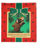 Hallmark Ornament: 1984 Three Kittens in a Mitten | QX4311