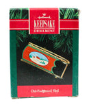 Hallmark Ornament: 1991 Old Fashioned Sled | QX4317