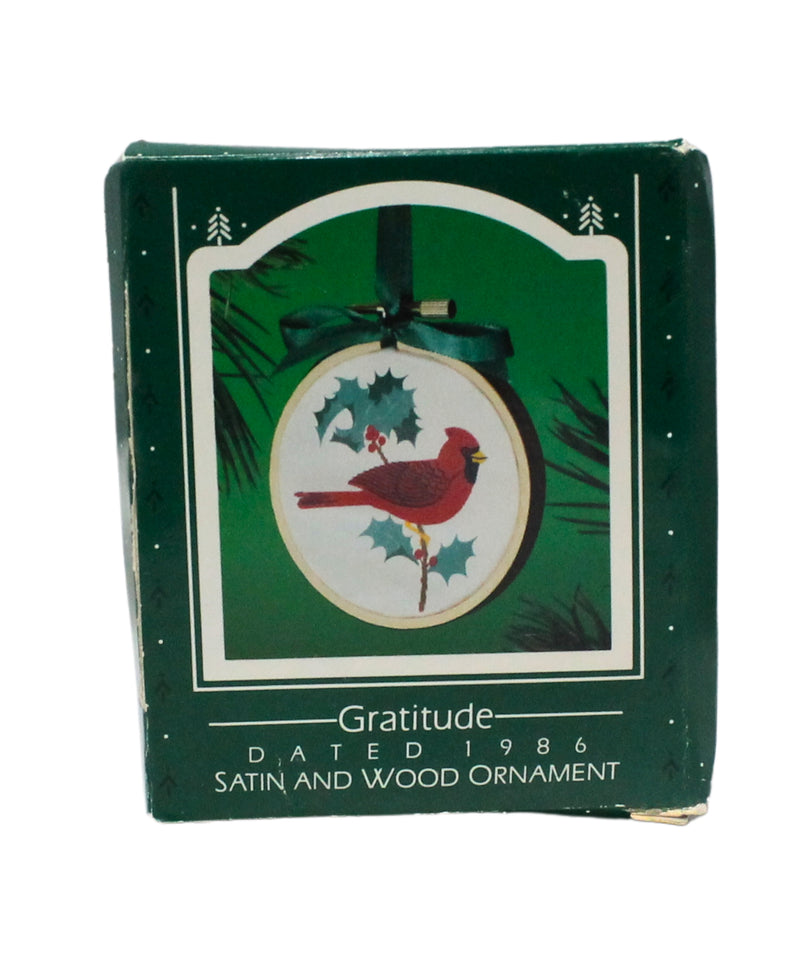 Hallmark Ornament: 1986 Gratitude | QX4326