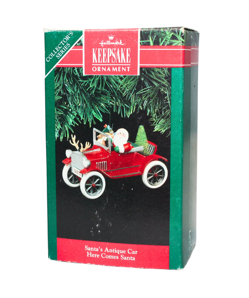 Hallmark Ornament: 1991 Santa's Antique Car | QX4349