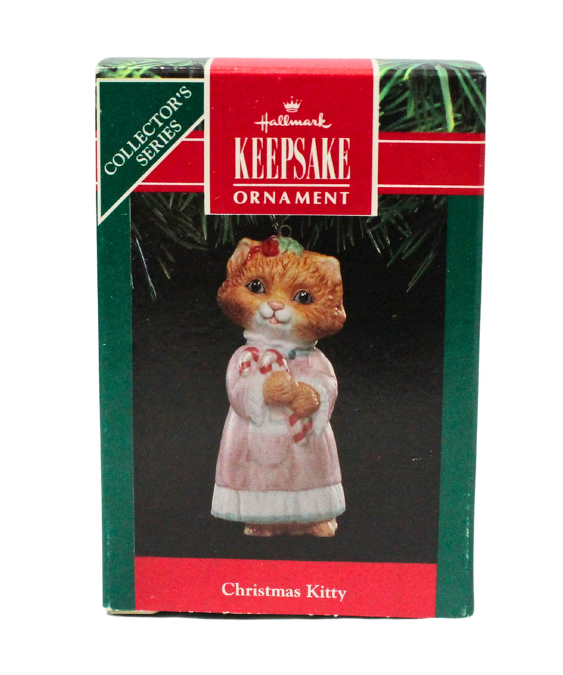 Hallmark Ornament: 1991 Christmas Kitty | QX4377