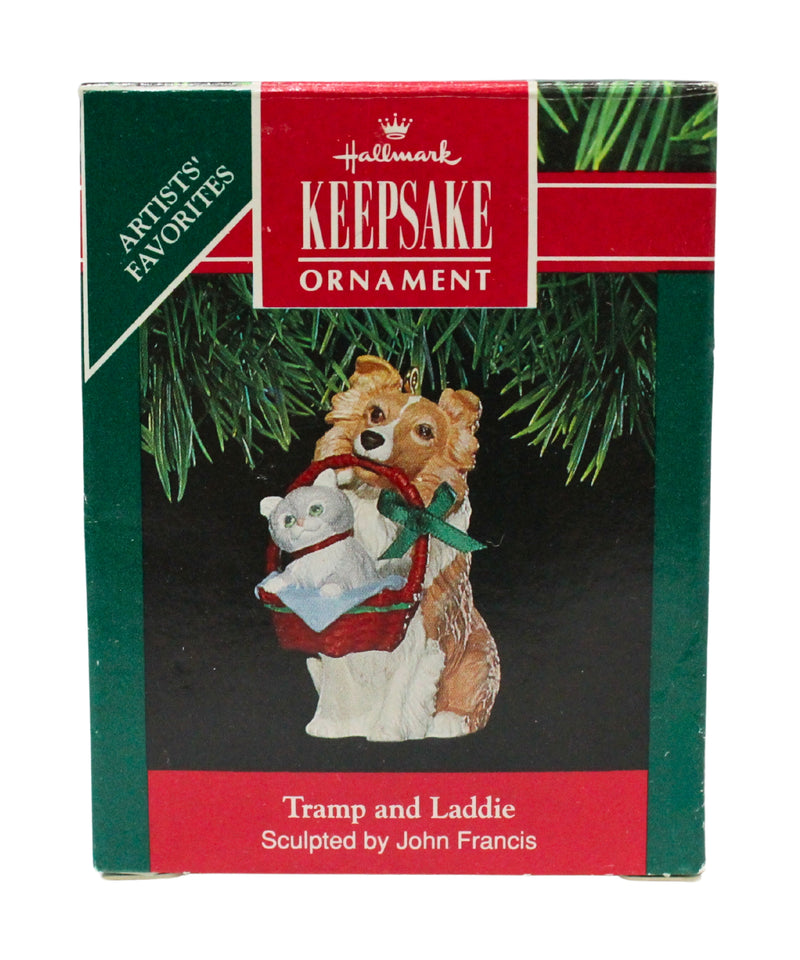 Hallmark Ornament: 1991 Tramp and Laddie | QX4397