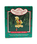 Hallmark Ornament: 1987 Wooden Horse  | QX4417