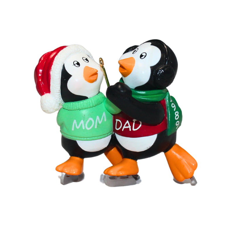 Hallmark Ornament: 1989 Mom & Dad | QX4425