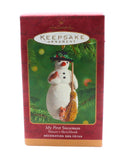 Hallmark Ornament: 2001 My First Snowman | QX4442
