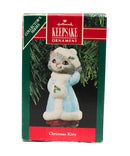 Hallmark Ornament: 1990 Christmas Kitty | QX4506