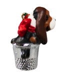 Hallmark Thimble Puppy - 12th in Series Keepsake Ornament 1989 QX4552