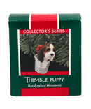 Hallmark Thimble Puppy - 12th in Series Keepsake Ornament 1989 QX4552