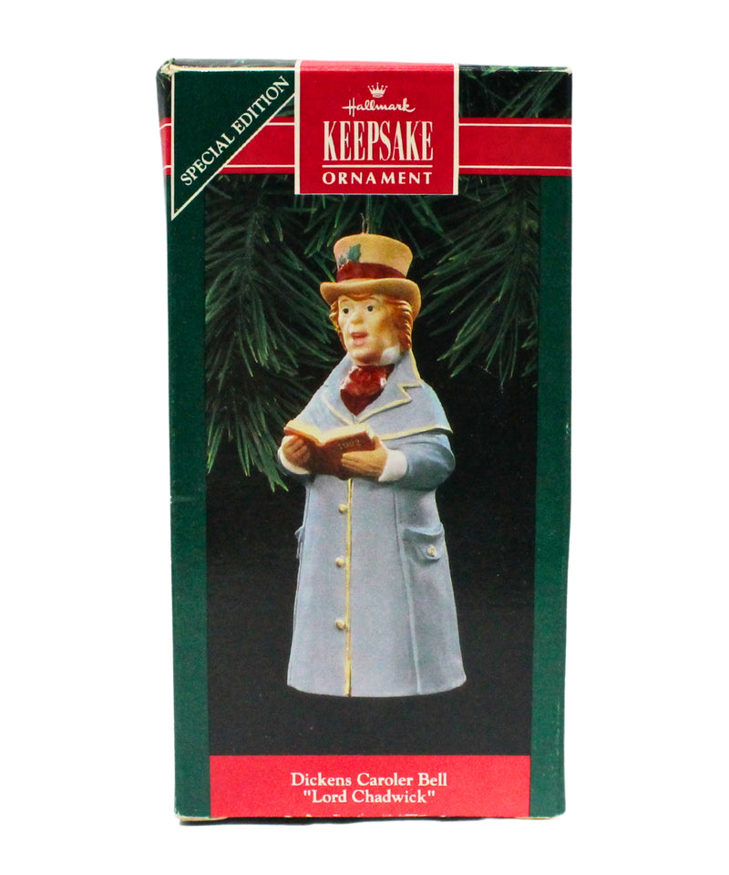 Hallmark Ornament: 1992 Dickens Caroler Bell "Lord Chadwick" | QX4554