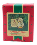 Hallmark Ornament: 1987 Owliday Wish | QX4559