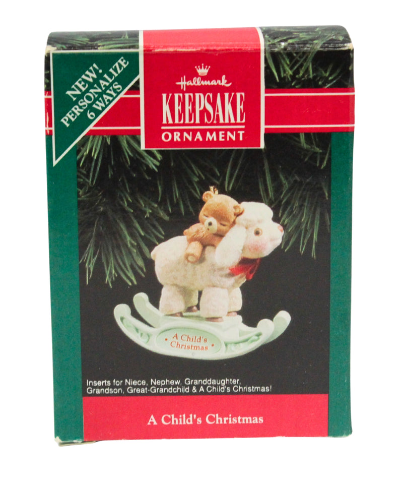 Hallmark Ornament: 1992 A Child's Christmas  | QX4574