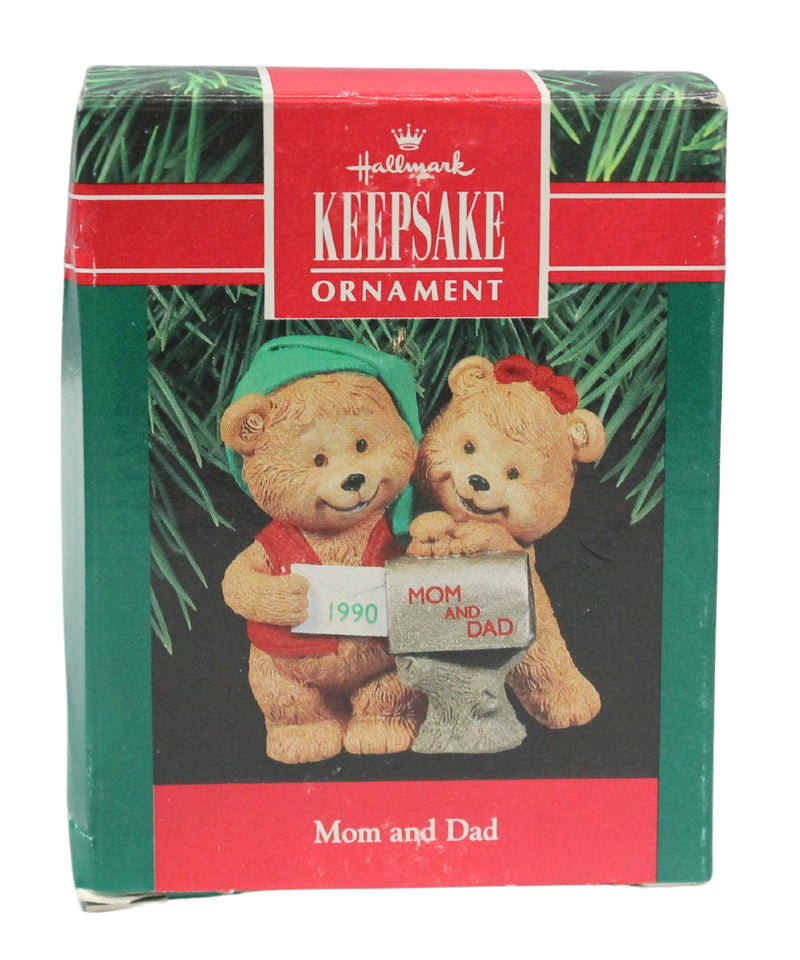 Hallmark Ornament: 1990 Mom and Dad | QX4593