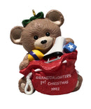 Hallmark Ornament: 1992 Granddaughter's First Christmas | QX4634