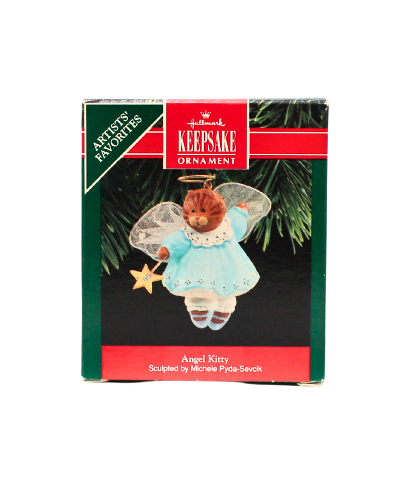 Hallmark Ornament: 1990 Angel Kitty  | QX4746