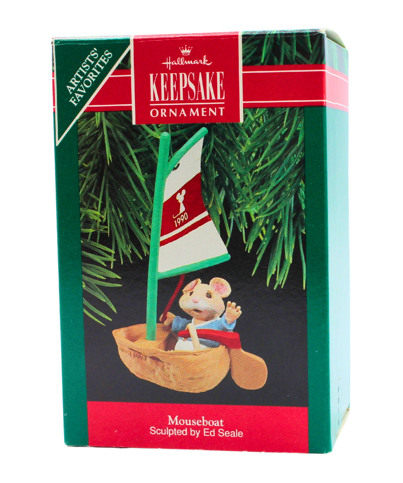 Hallmark Ornament: 1990 Mouseboat | QX4753