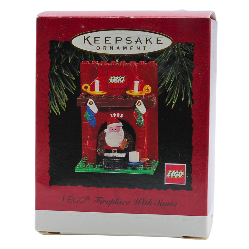 Hallmark Ornament: 1995 LEGO Fireplace With Santa | QX4769