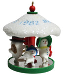 Hallmark Ornament: 1982 Snowman Carousel | QX4783 | Motion