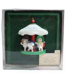 Hallmark Ornament: 1982 Snowman Carousel | QX4783 | Motion