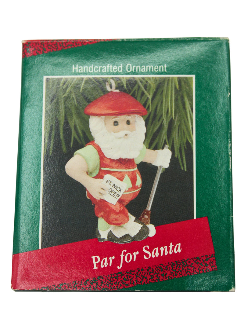 Hallmark Ornament: 1988 Par for Santa | QX4791 | Golf