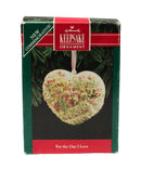 Hallmark Ornament: 1992 For the One I Love  | QX4844