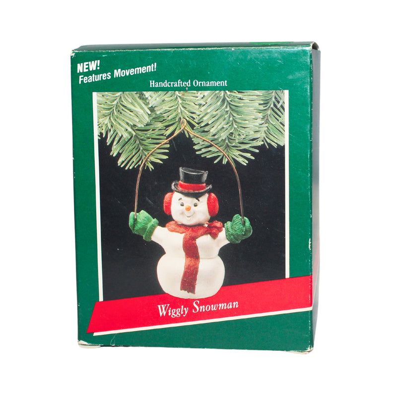 Hallmark Ornament: 1989 Wiggly Snowman | QX4892