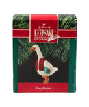 Hallmark Ornament: 1990 Cozy Goose  | QX4966