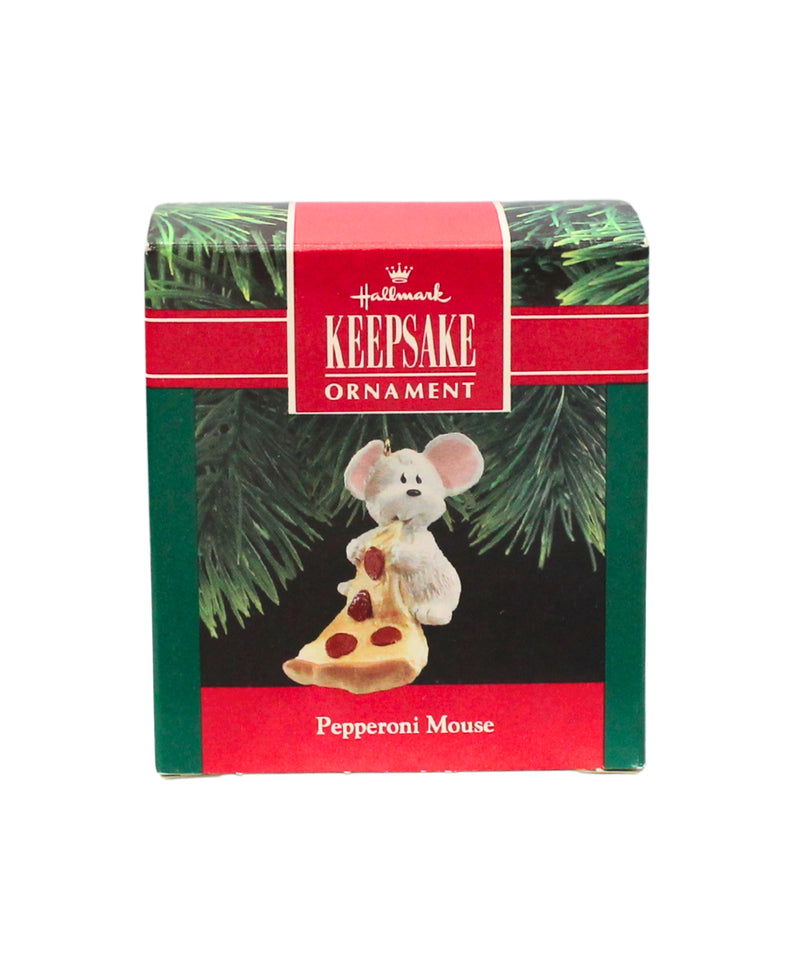 Hallmark Ornament: 1990 Pepperoni Mouse  | QX4973
