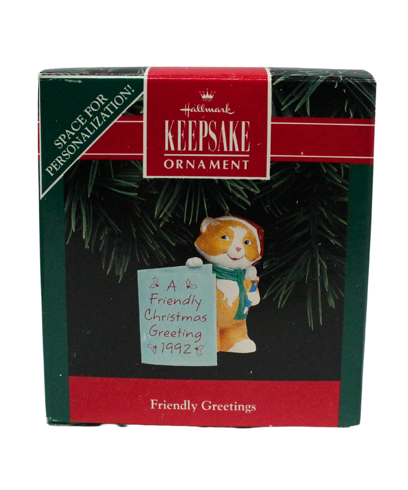 Hallmark Ornament: 1992 Friendly Greetings  | QX5041