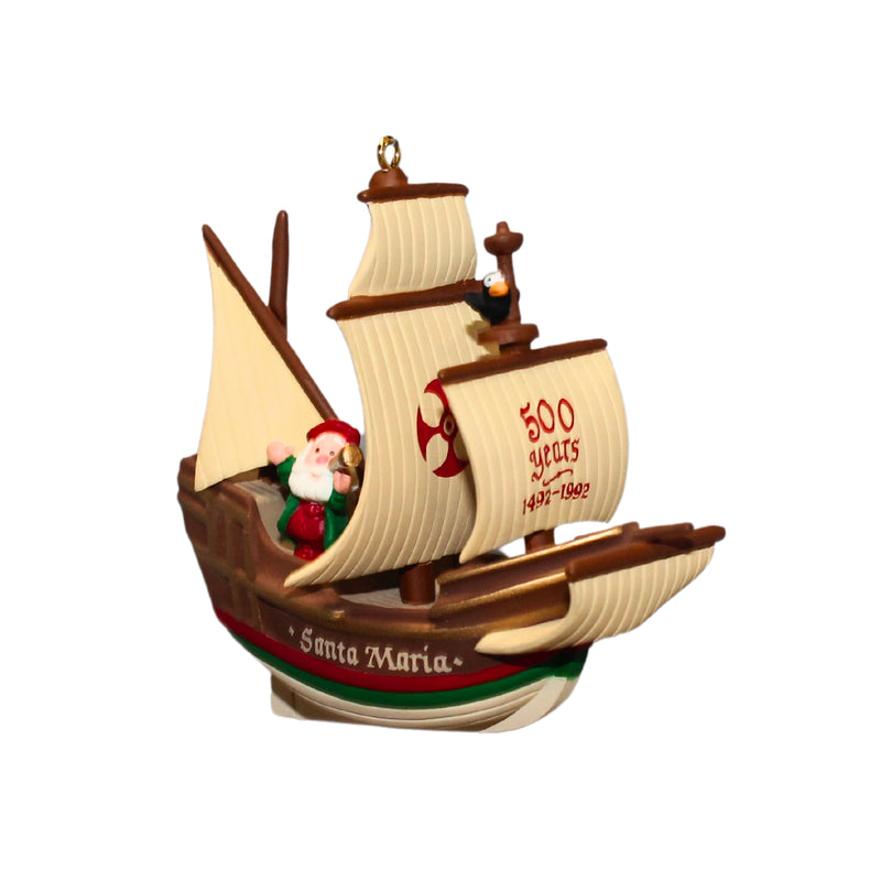 Hallmark Ornament: 1992 Santa Maria | QX5074