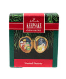 Hallmark Ornament: 1991 Nutshell Nativity  | QX5176