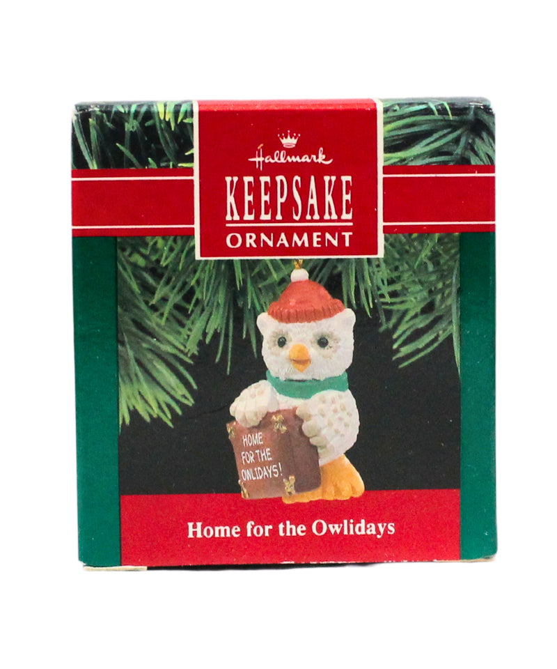 Hallmark Ornament: 1990 Home for the Owlidays | QX5183