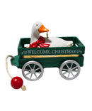 Hallmark Ornament: 1990 Goose Cart  | QX5236