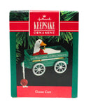 Hallmark Ornament: 1990 Goose Cart  | QX5236